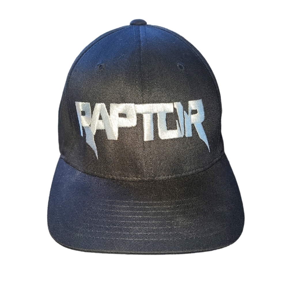 RAPT0R Embroidered Black Baseball Cap